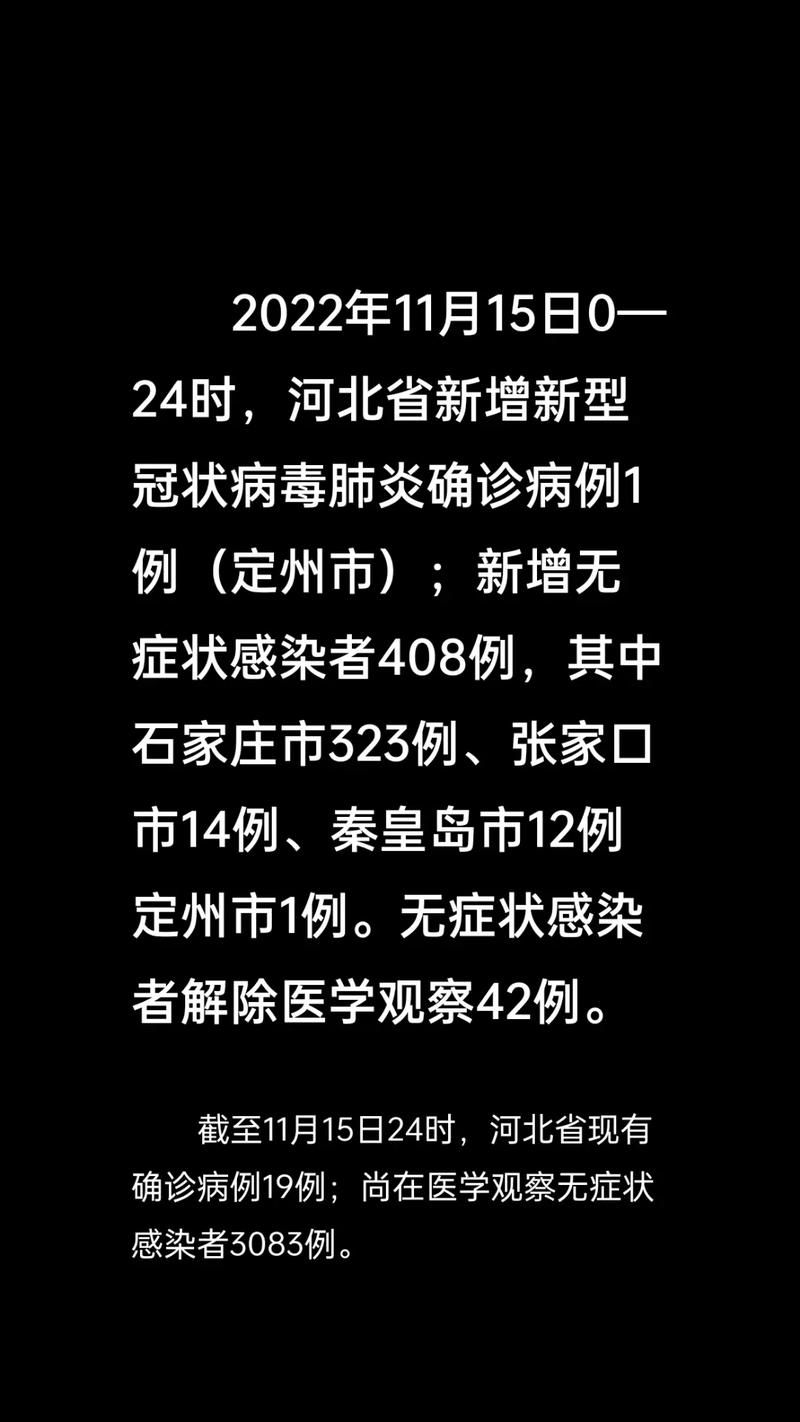 2022年11月5日河北正定县新增确诊病例情况