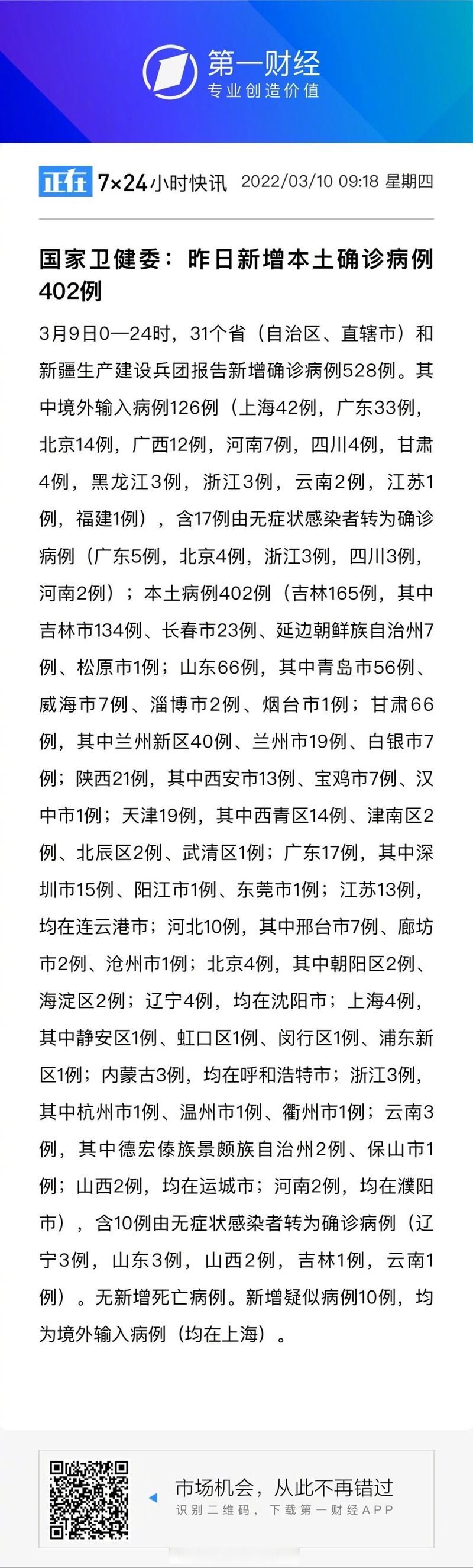 31省新增本土12例(31省新增本土9例)，土默特右旗疫情引关注