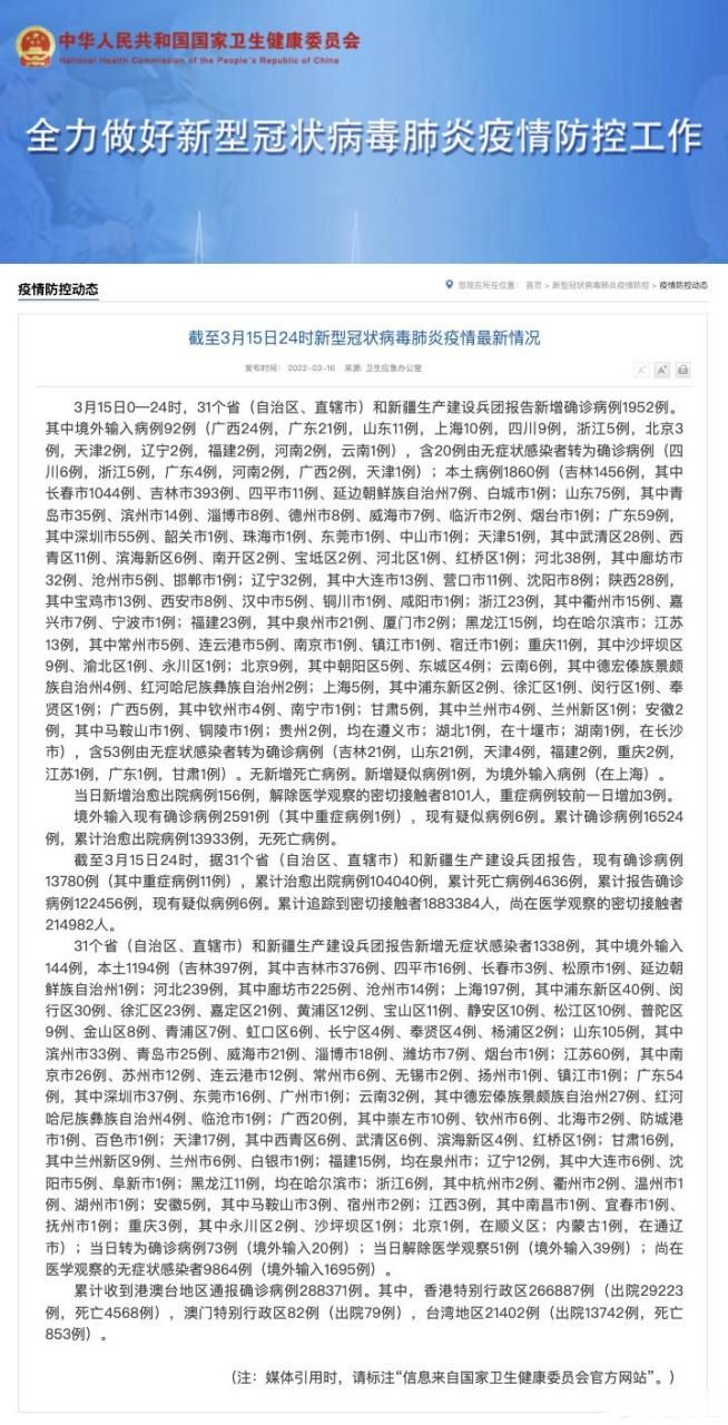2022年3月15日伊春市市辖区新增确诊病例情况